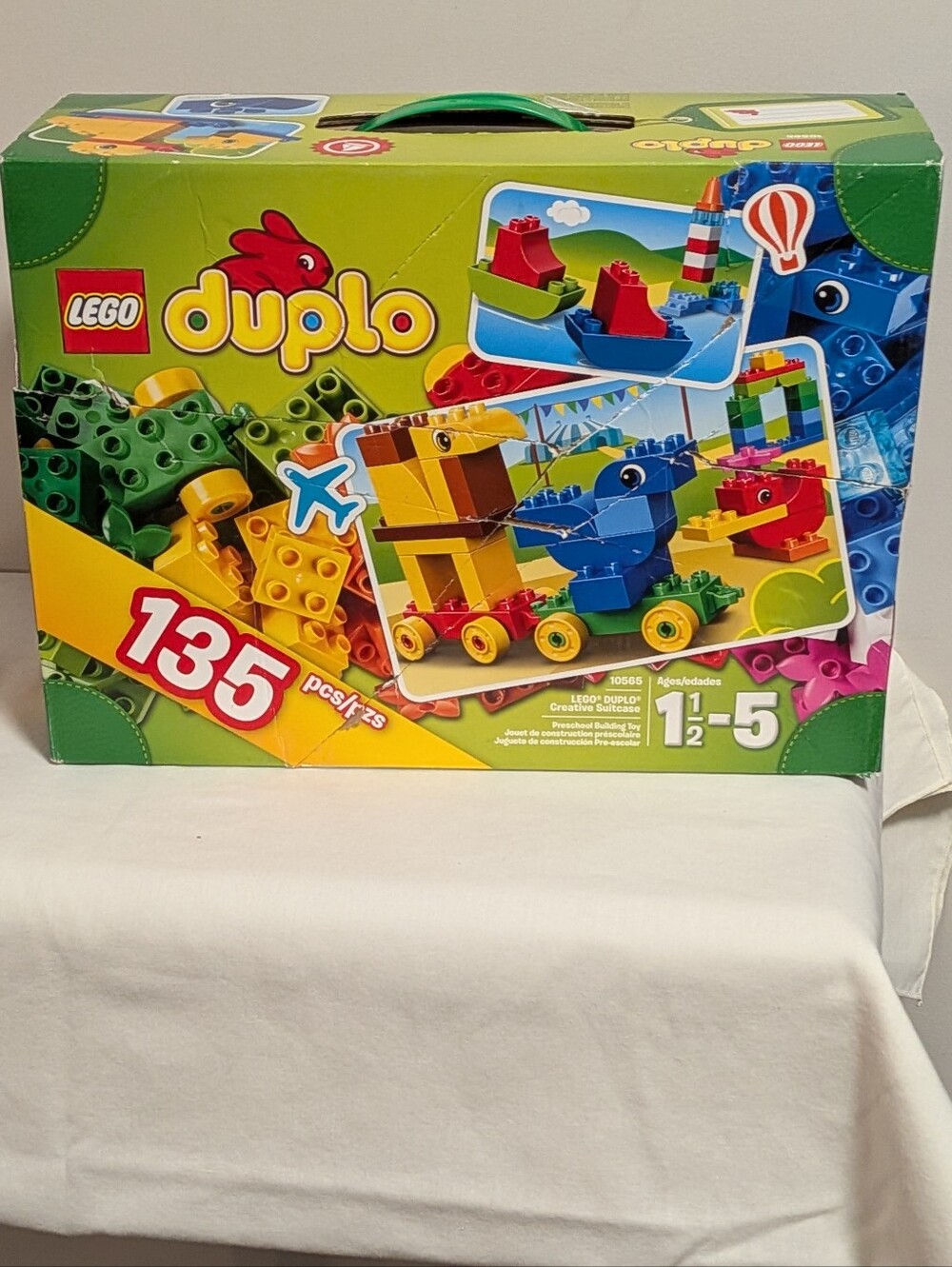Lego Duplo 120 pieces Approximately. Box In Picture Is In Poor Condition.